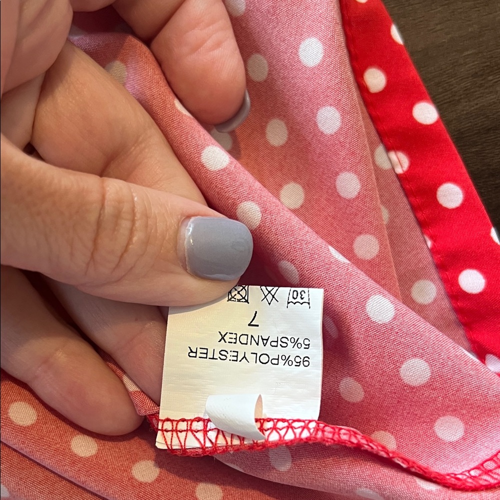 Red Polka Dot Dress - Picture 3 of 5